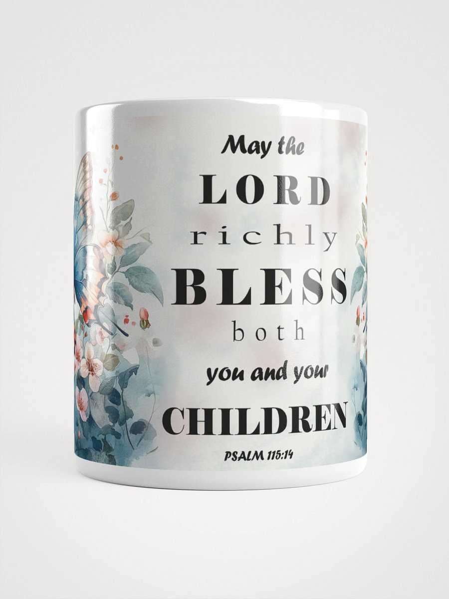 Psalm 115 Christian Coffee Cup, Floral Tea Mug, Coffee Mug Christianity, product image (1)
