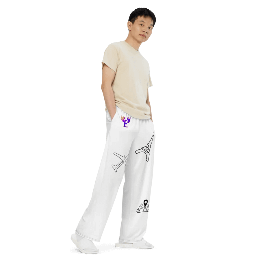 Travel: Unisex Wide-Leg Pants product image (8)