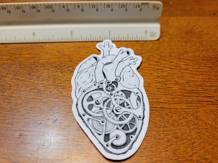 Clockwork Heart Sticker product image (2)