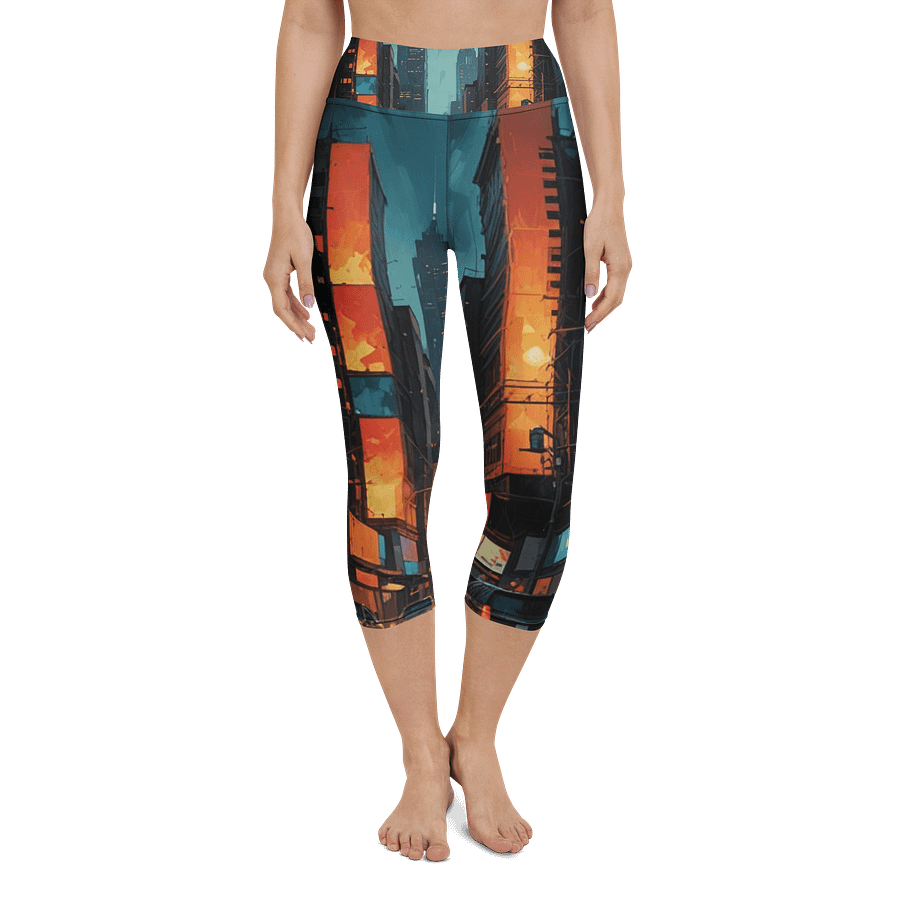 Abstract City 2 Capri Leggings product image (4)