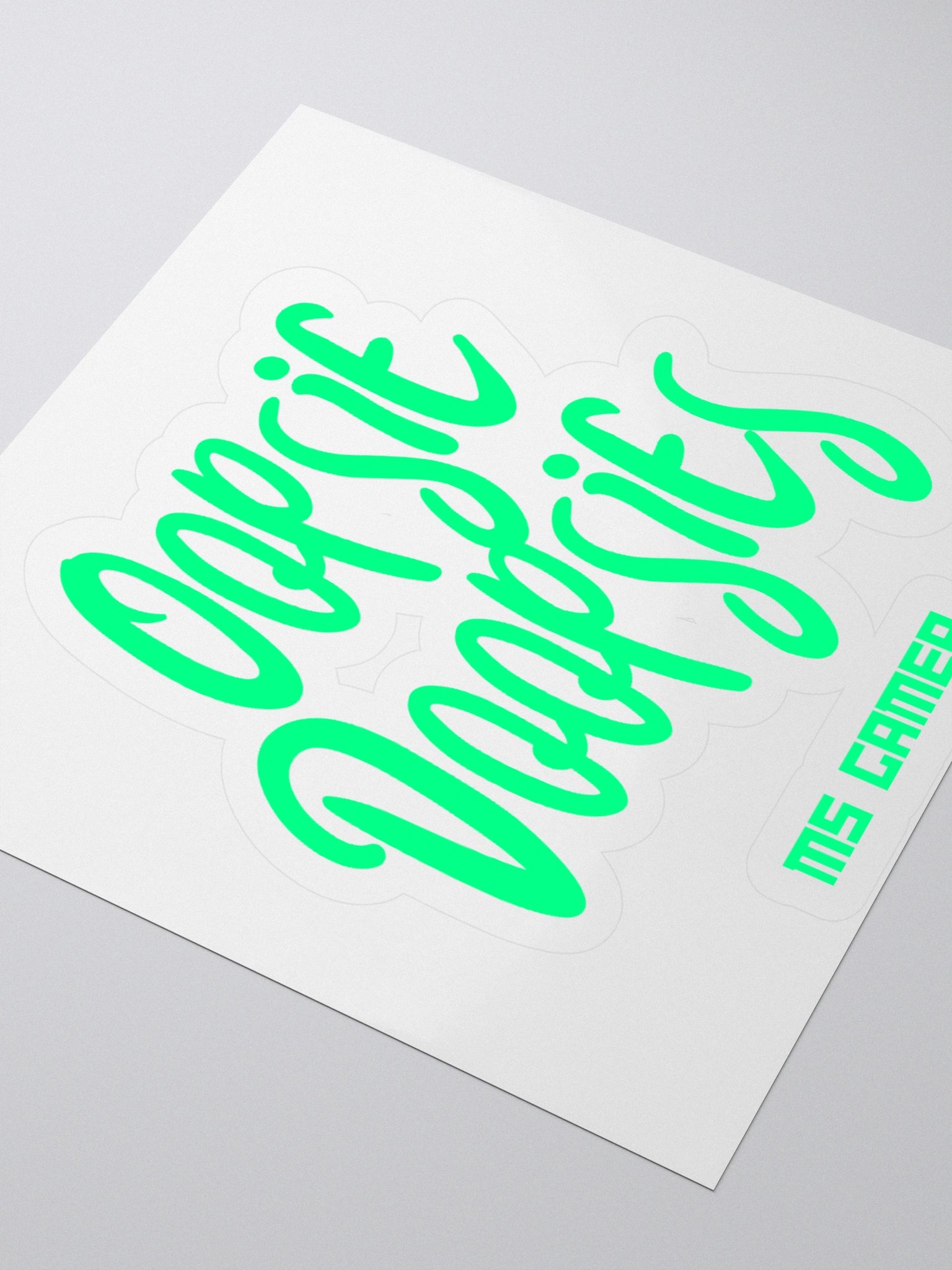 Ms Gamer Oopsie Doopsies Sticker - 3x3 product image (3)