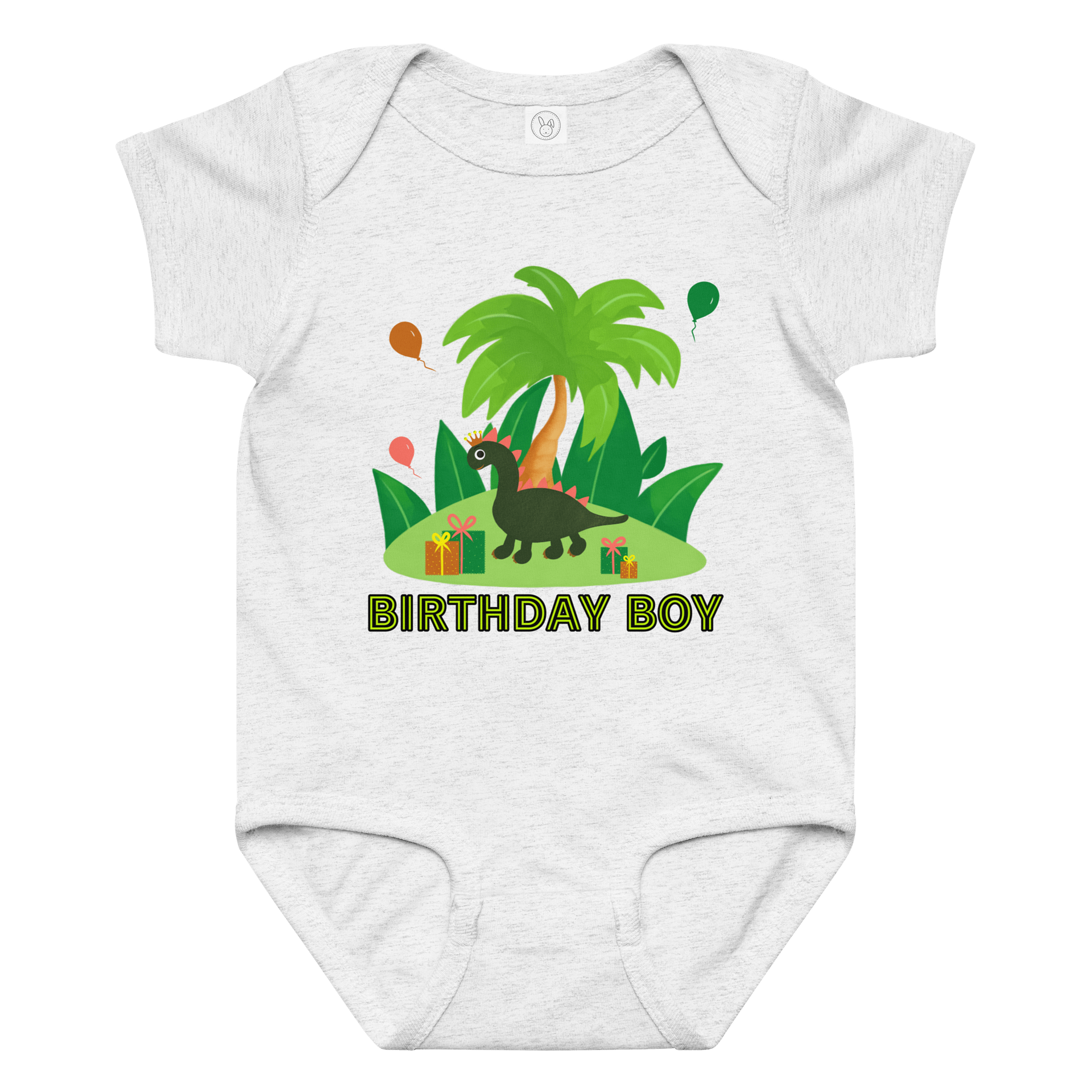 Dino Birthday Bash Baby Bodysuit product image (6)