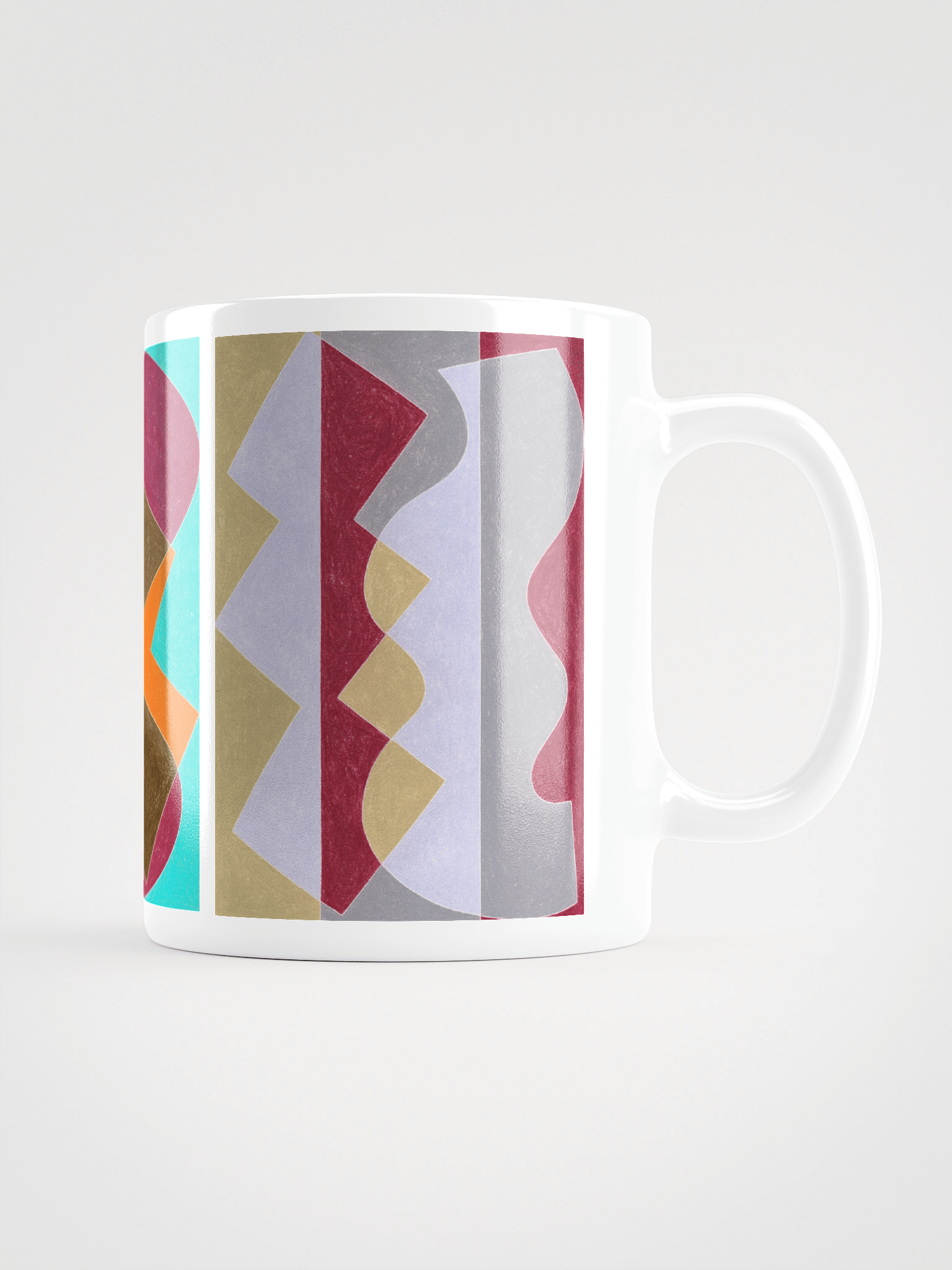 Prismacolors #1, 2 & 3 (2021) on White Glossy Mug product image (2)
