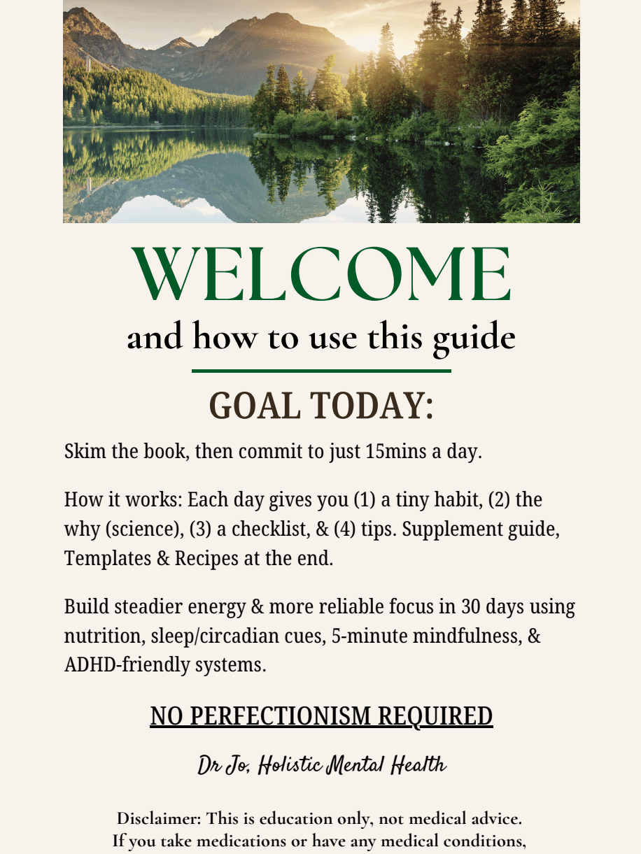 30-Day ADHD Nutrition & Mindfulness Playbook product image (3)
