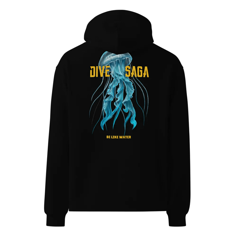 DiveSAGA 'Be like water' Jellyfish Hoodie product image (3)