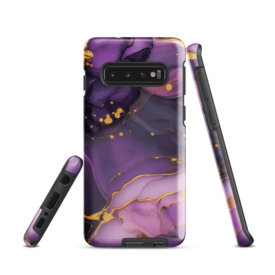 Golden Petal Dreams - samsung case product image (1)