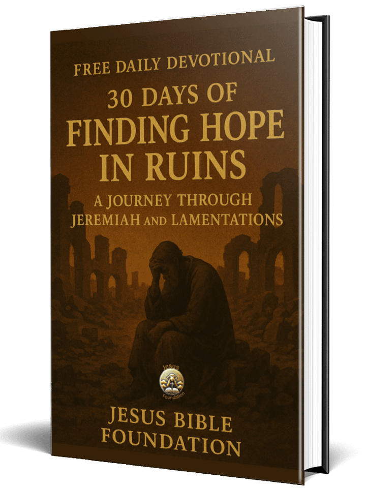 Free Daily Devotional – 30 Days of Finding Hope in Ruins: A Journey Through Jeremiah and Lamentations product image (1)