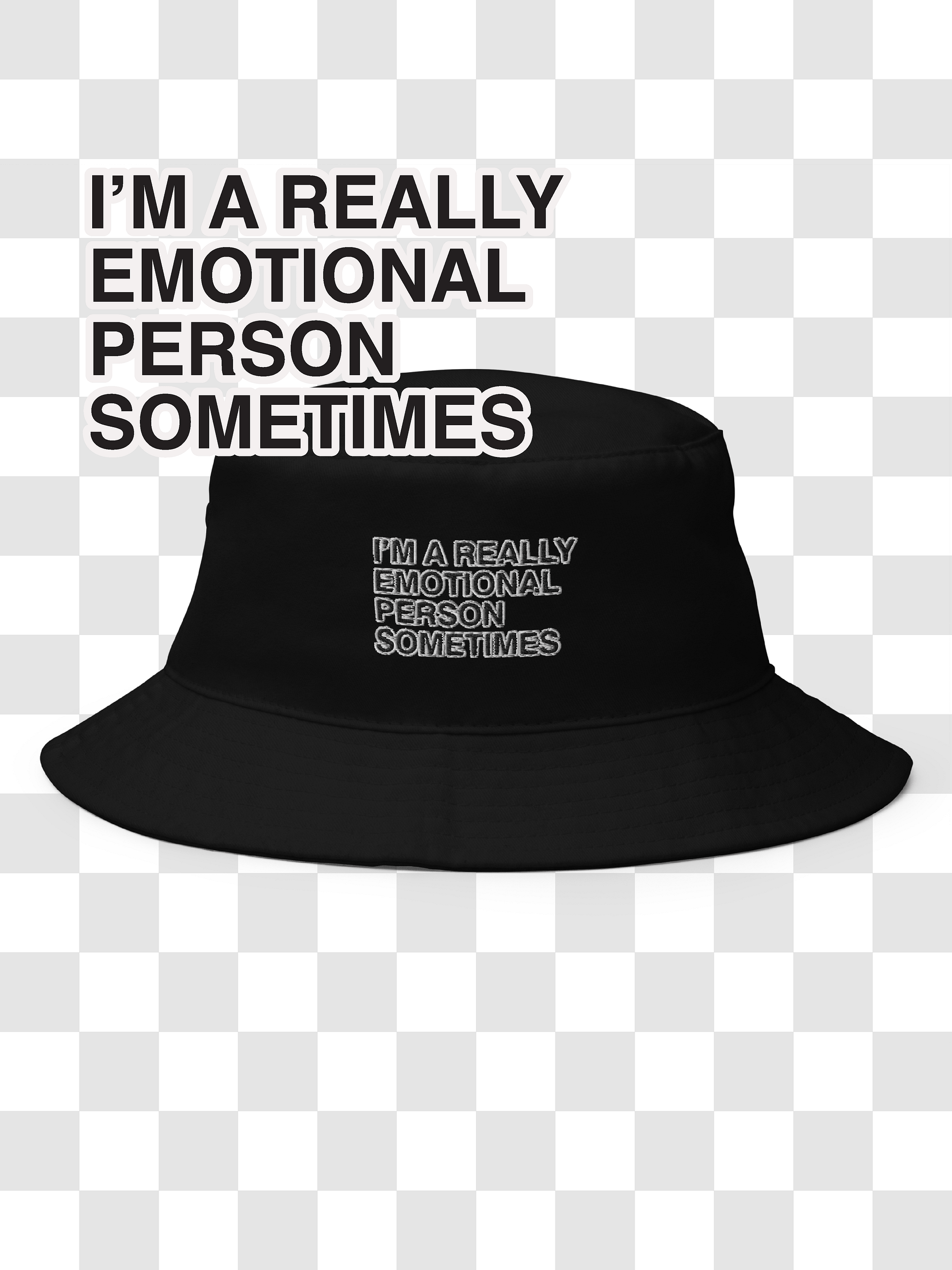 Emotional Person Bucket Hat product image (5)