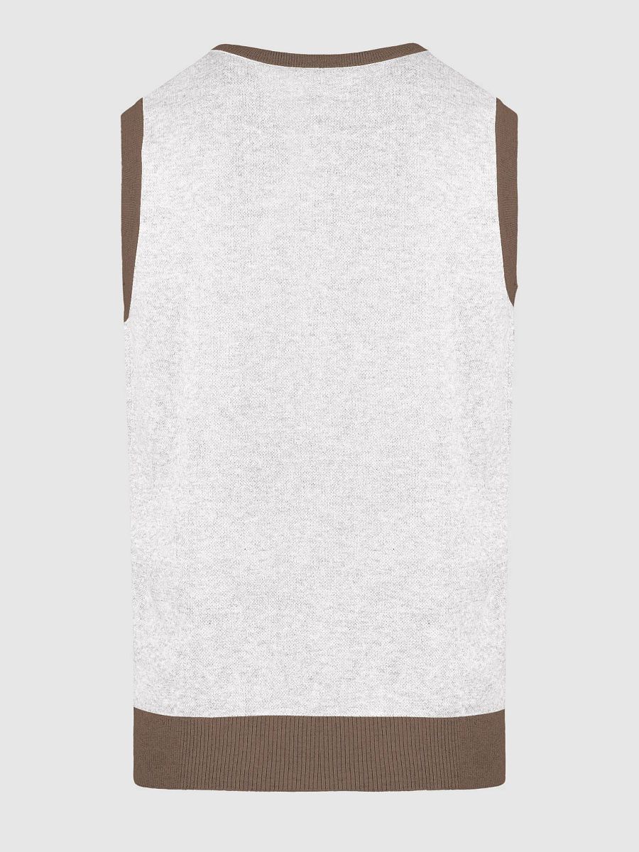 Your Smile Knitted V Neck Vest product image (20)