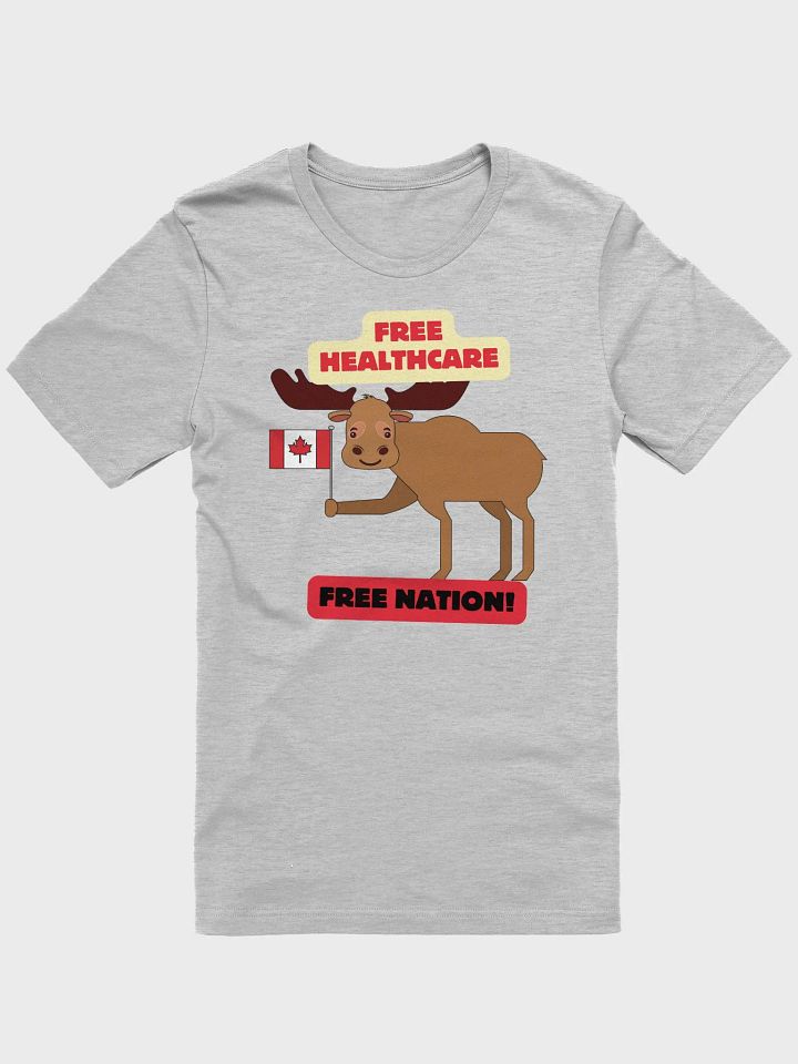 Free Healthcare Moose Cartoon T-Shirt product image (2)