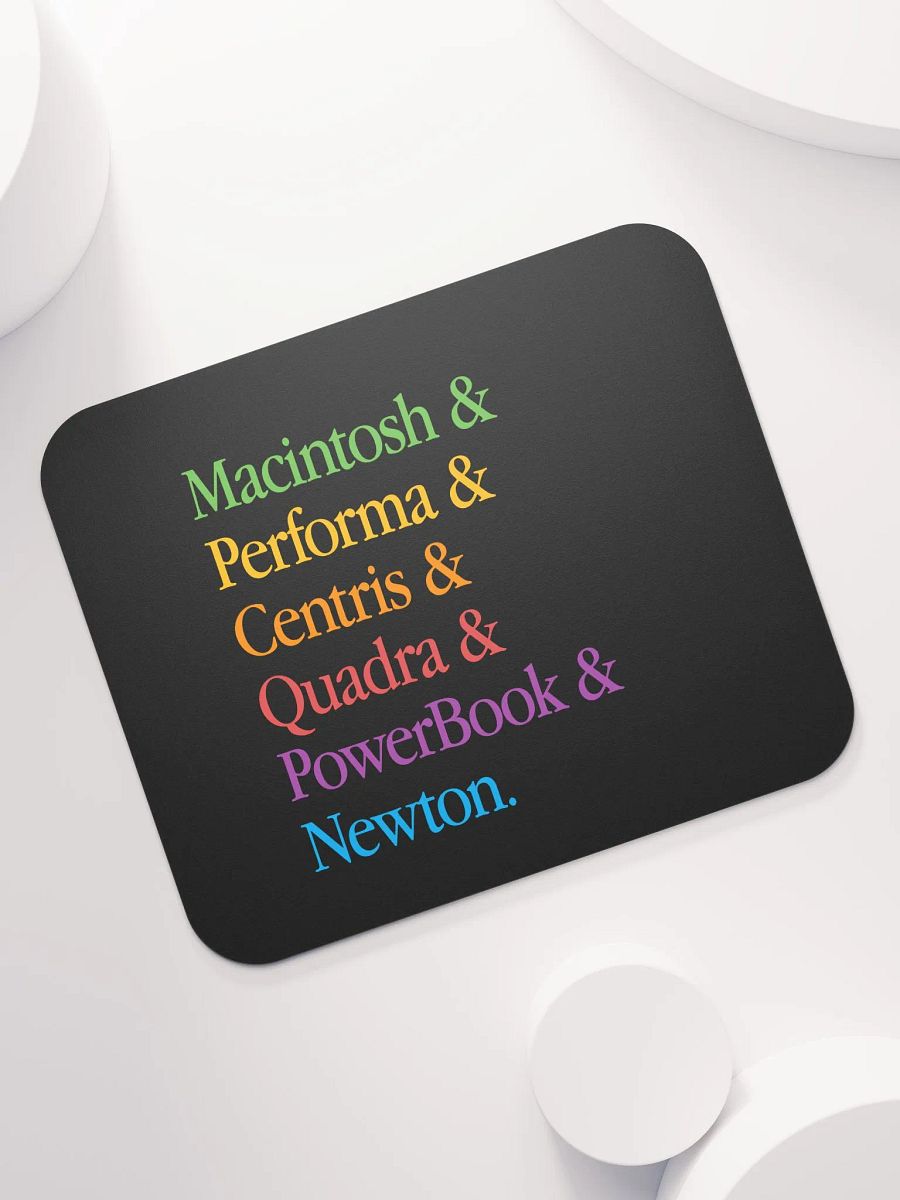 1993 Lineup Black Mouse Pad product image (7)