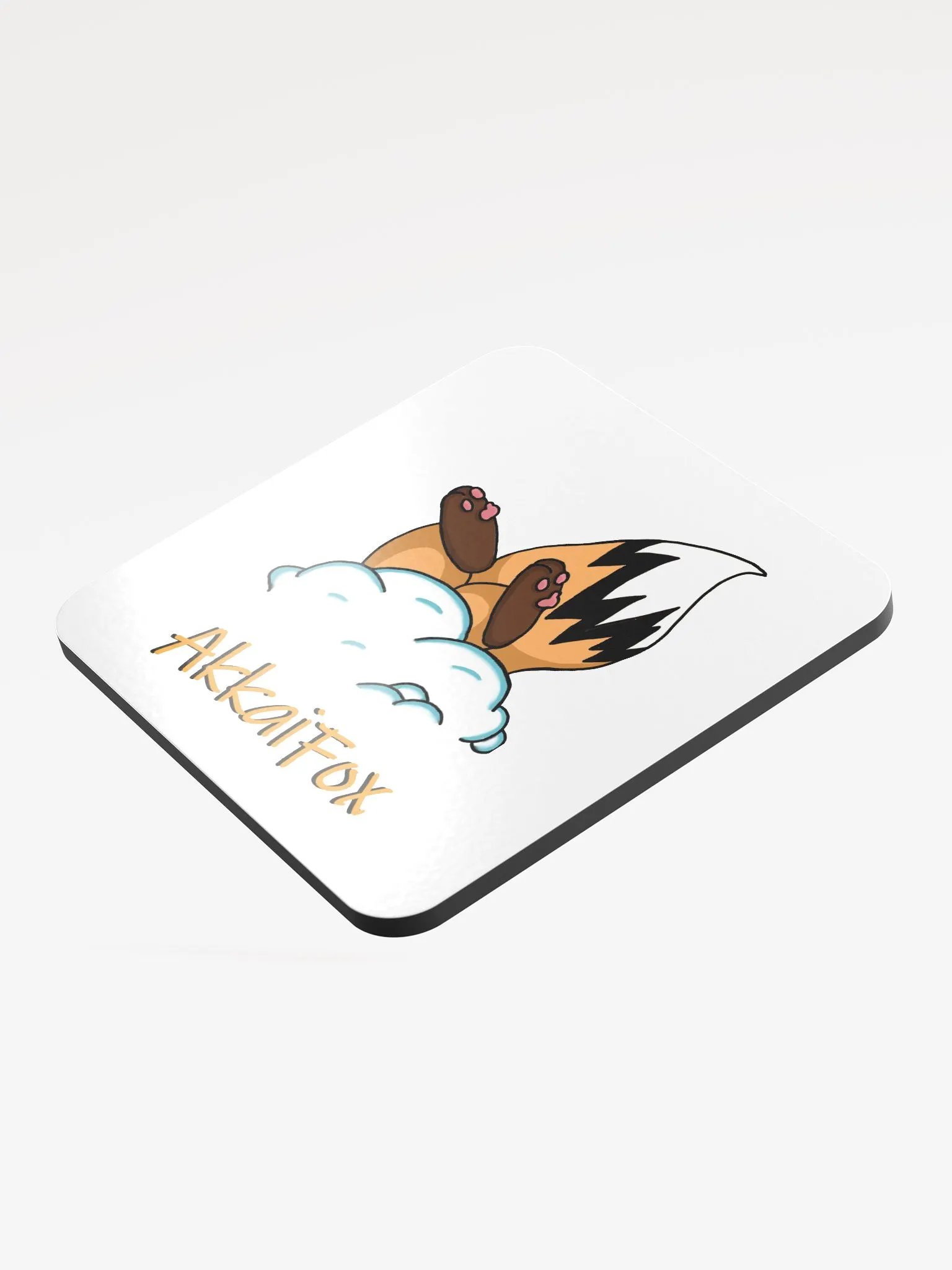 Stuck in snow Corked Coaster product image (3)