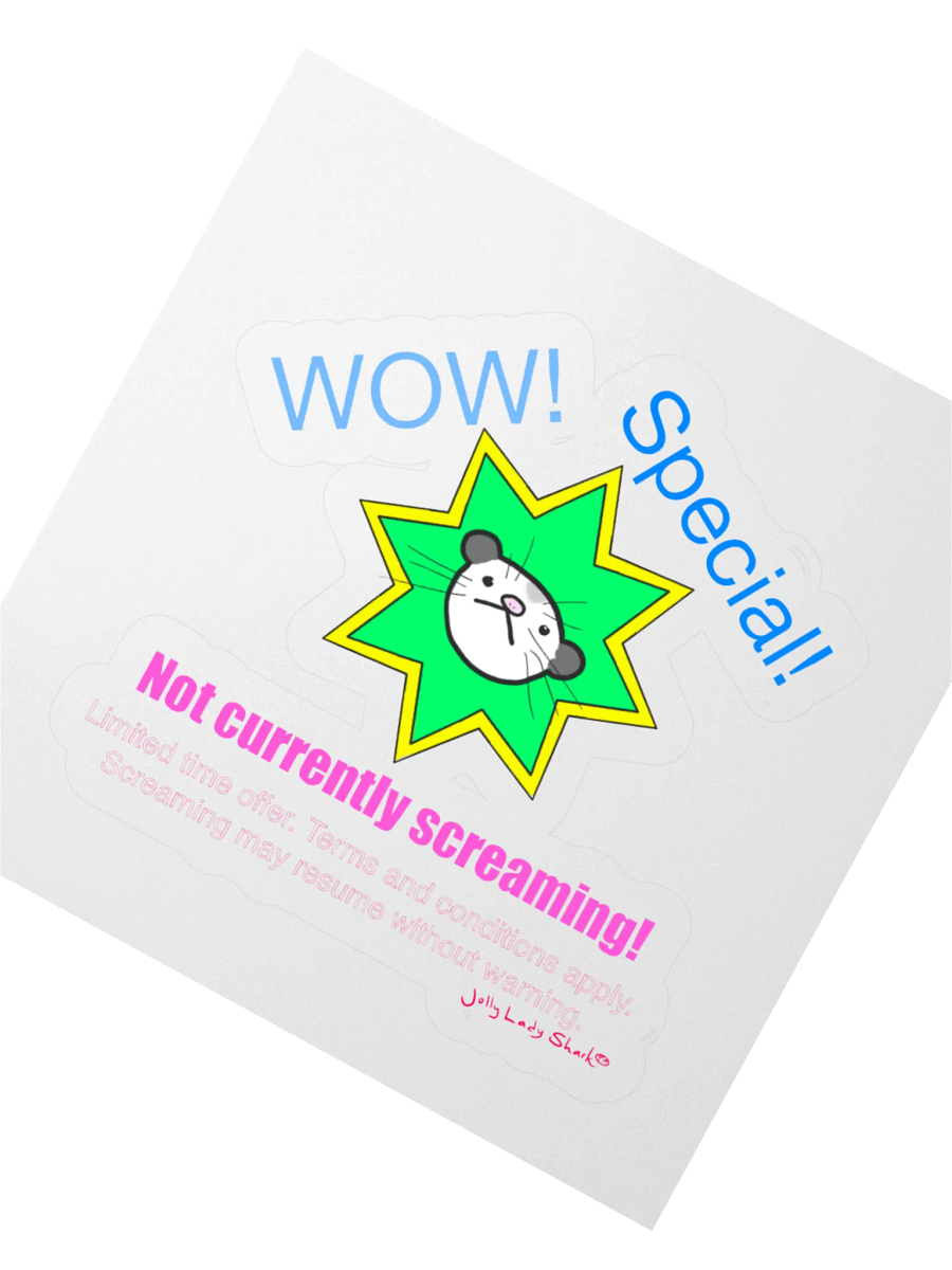Not currently screaming! Sticker product image (6)