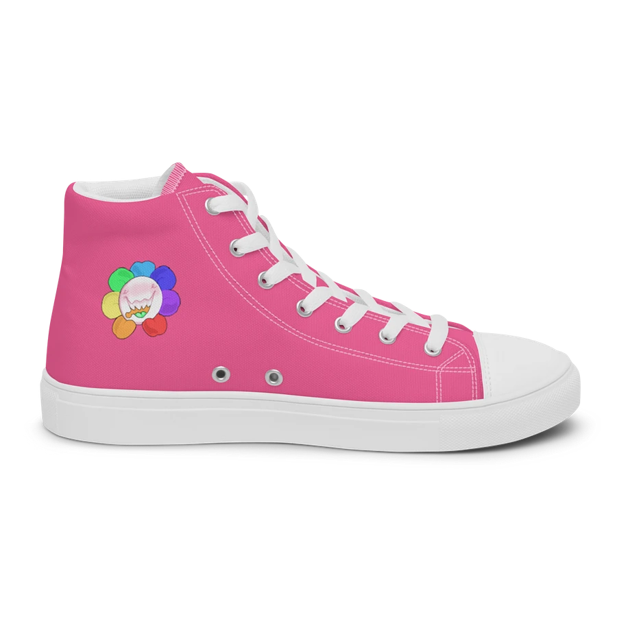 Pink and White Flower Sneakers product image (6)