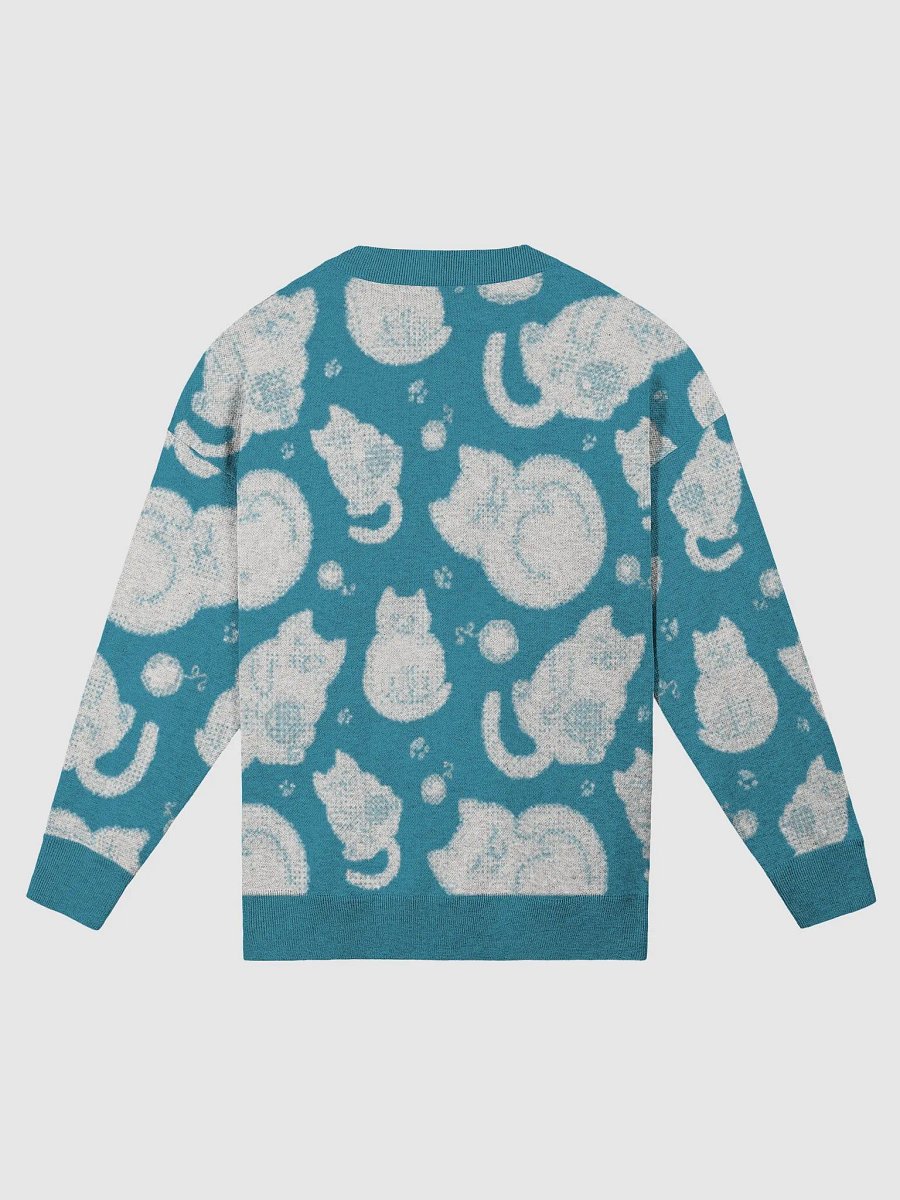 KITTY goes HERE! • knitted crewneck sweater, relaxed fit by Knitwise product image (9)