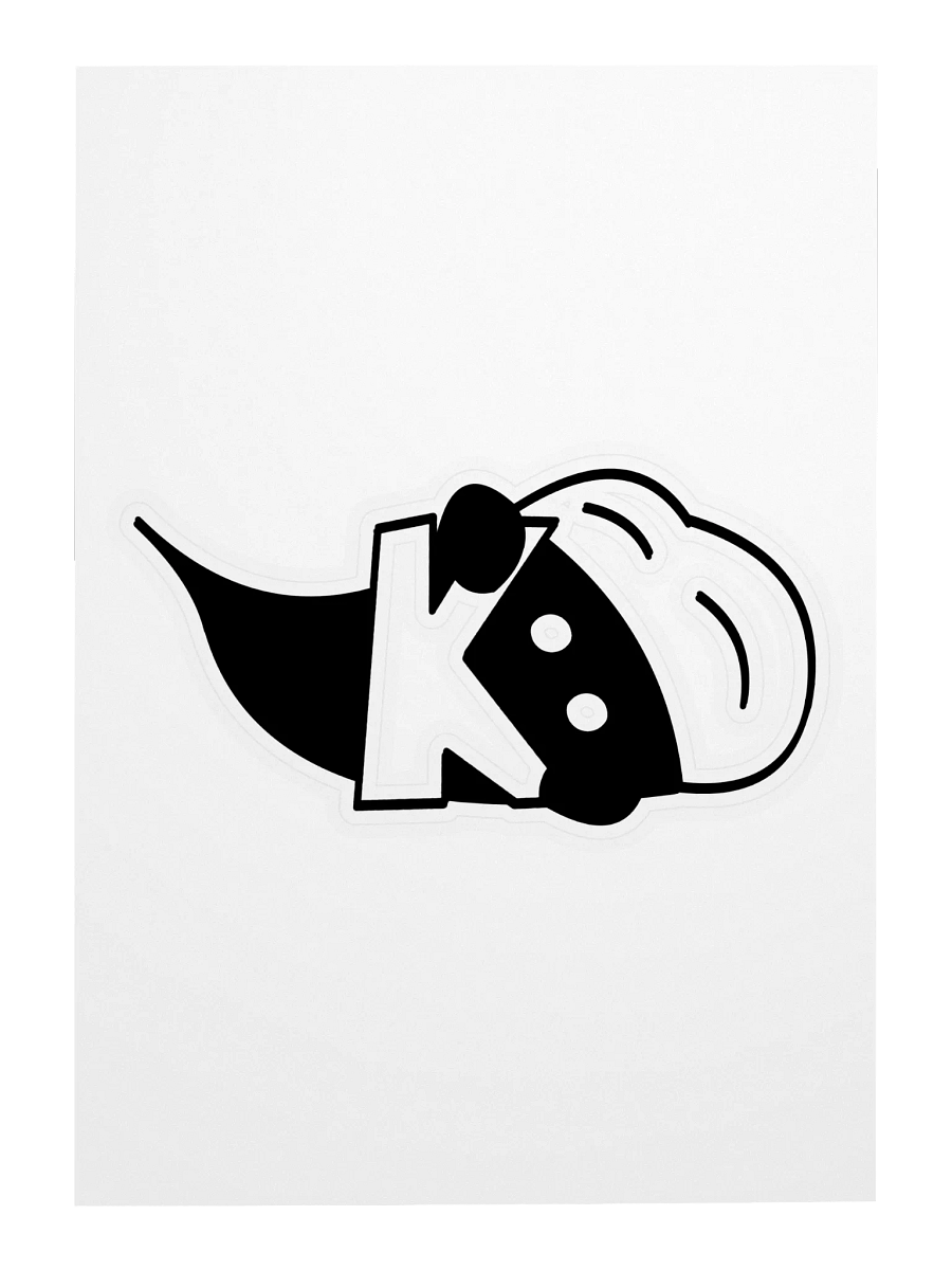 KB "Black Ghost" Sticker product image (3)