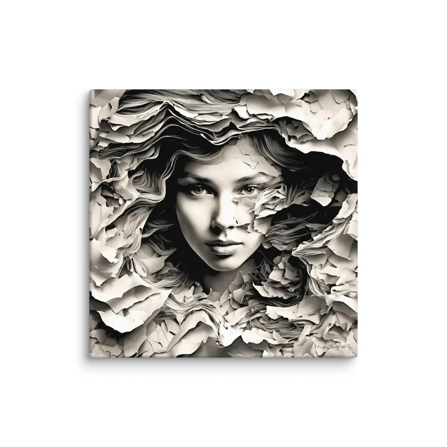 Paper Collection | Shortest Poem, Love | Canvas Art Painting product image (6)
