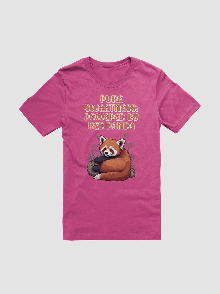 Pure Sweetness: Powered By Red Panda - Cute Animal Design T-shirt product image (1)
