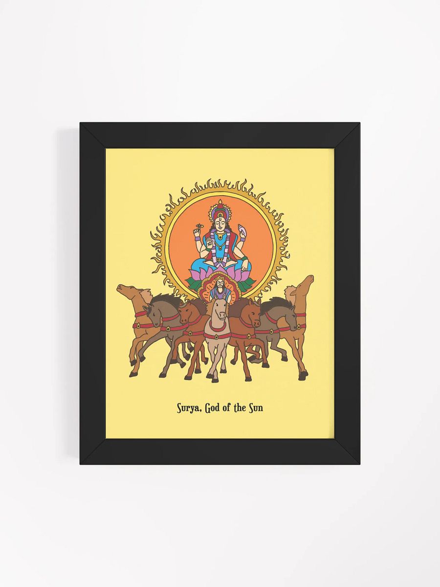 Surya Sun God Framed Art product image (4)