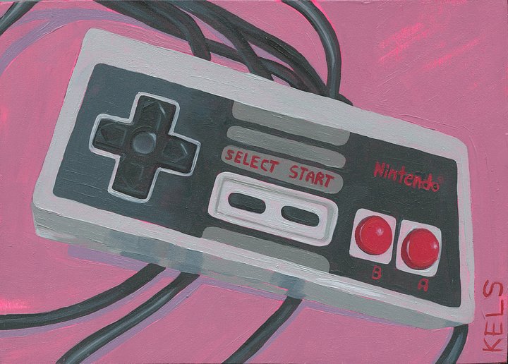 Nintendo Controller - Oil Painting product image (1)