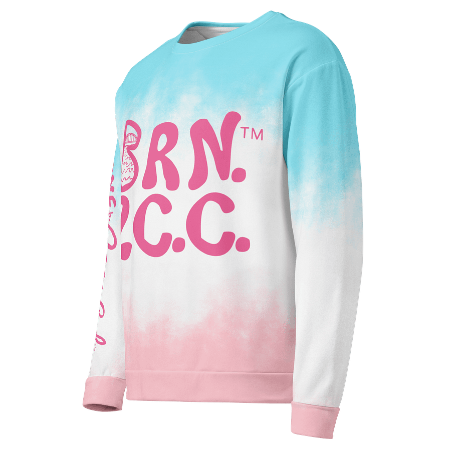 Unisex | BOURNE to Cape Cod™ Sweatshirt | Pastel Tie-Dye Vibes | BRN.2C.C.™ | Eco-Friendly Comfort product image (6)