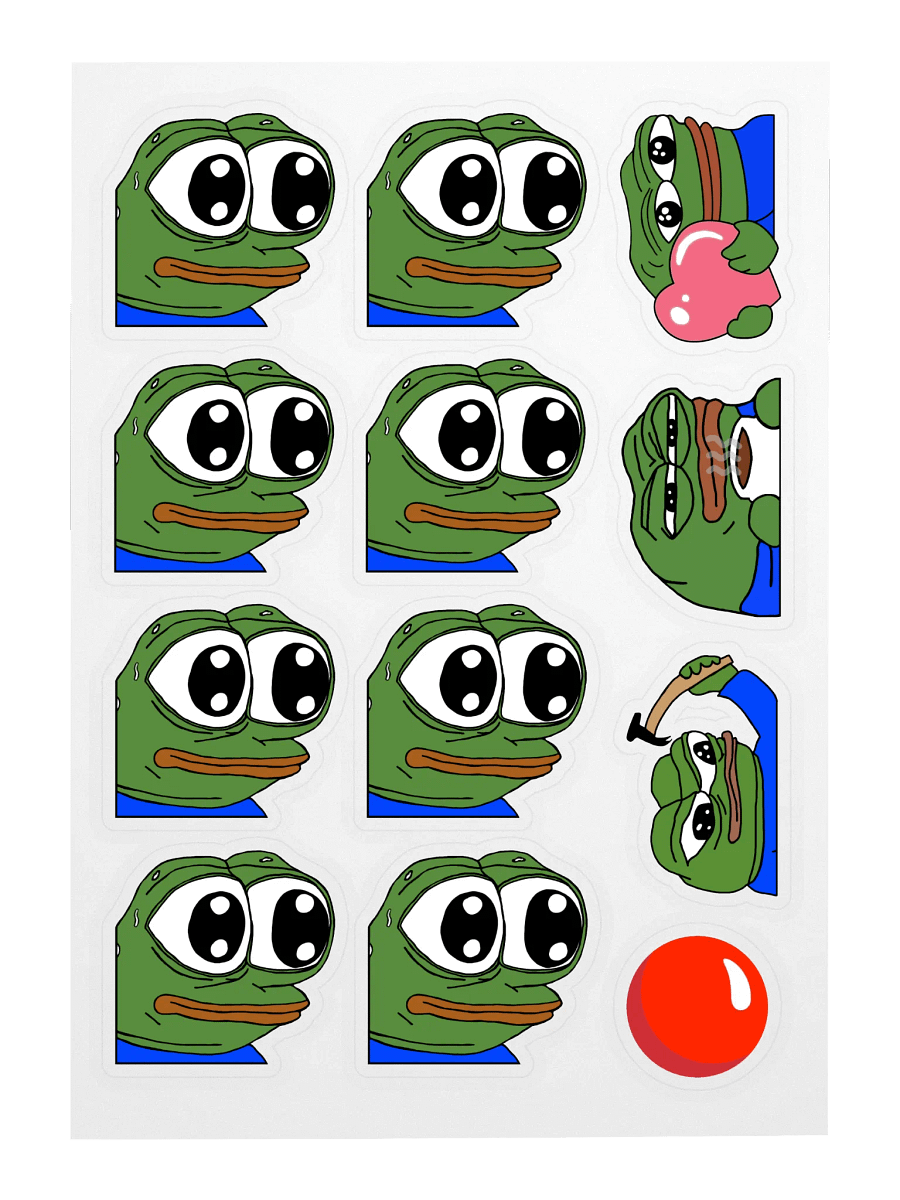 Stickers! - Pepe Eyes Pack! product image (3)