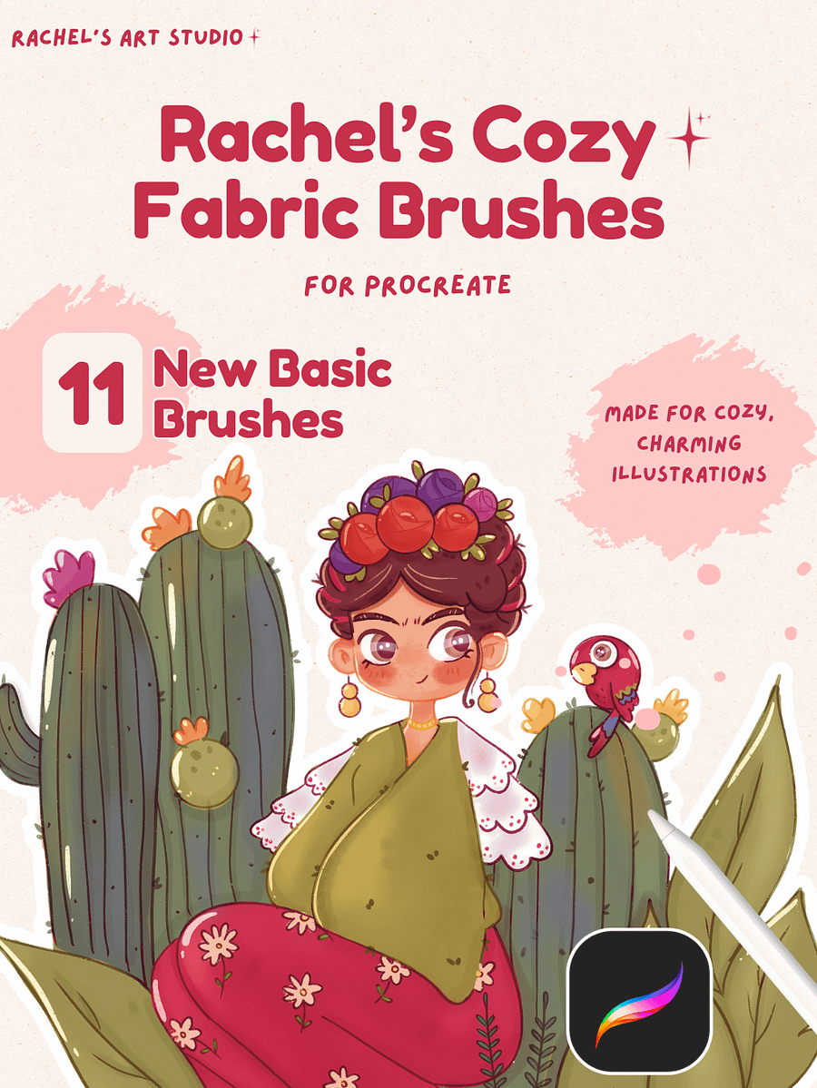 Rachel's 11 Cozy Fabric Brushes product image (1)