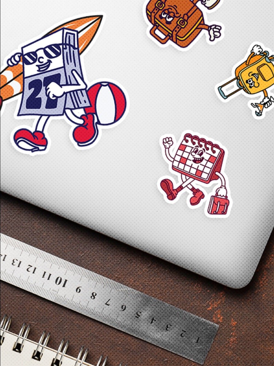 Retro Travel Character Illustration product image (7)