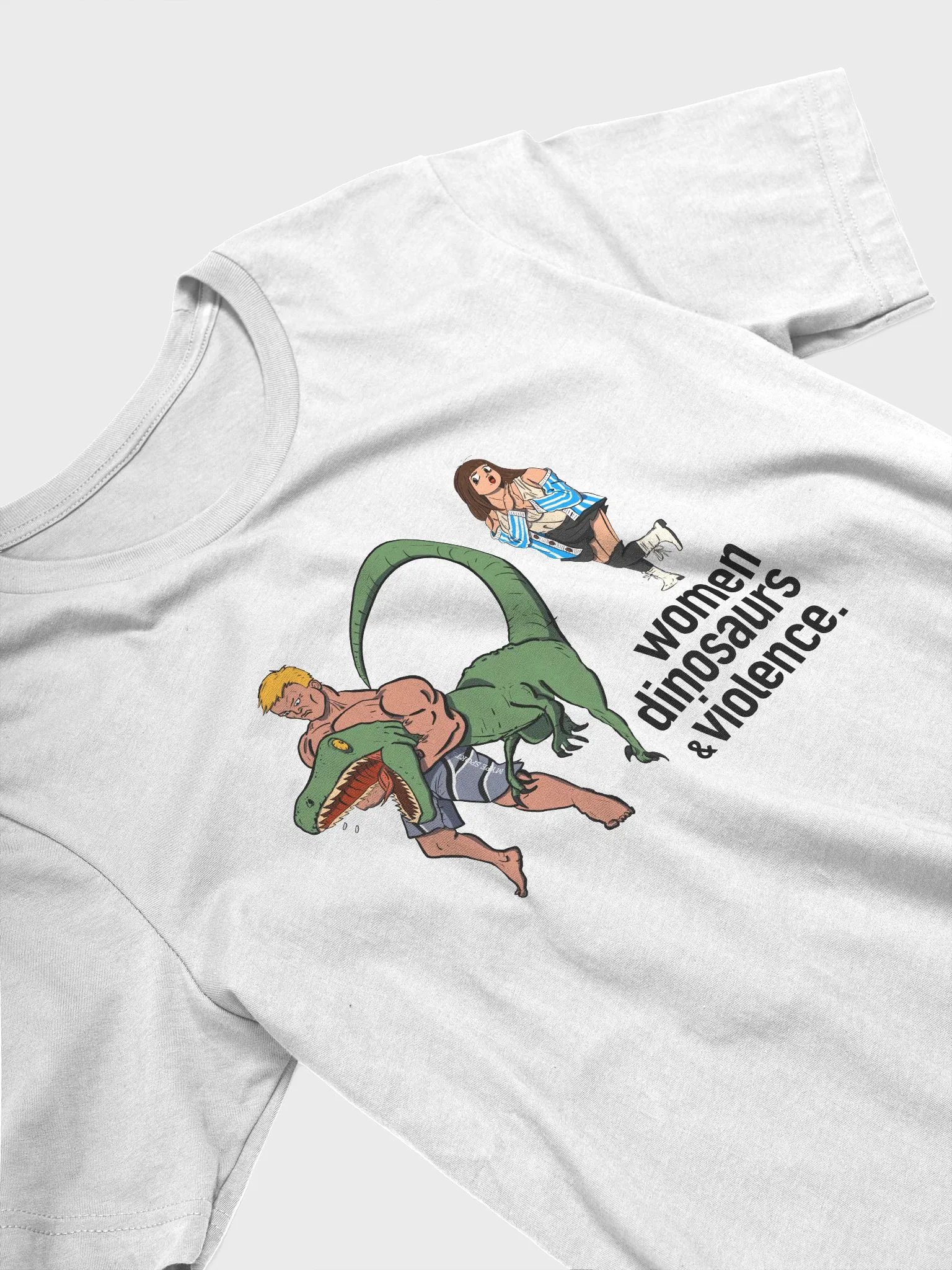 Women, Dinosaurs & Violence - Black Text product image (2)