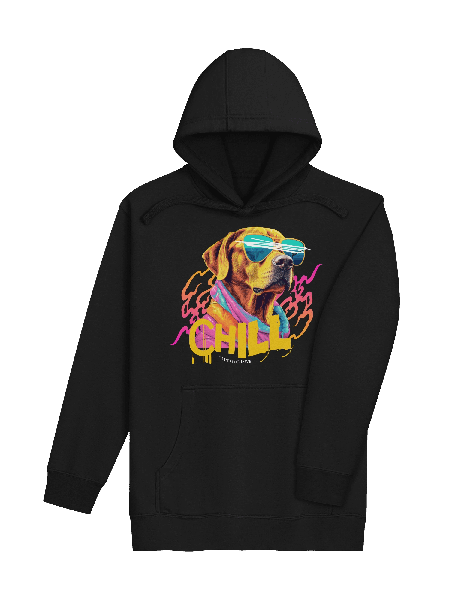 Chill Dog Unisex Hoodie: Fashionable Comfort Casual Wear product image (4)