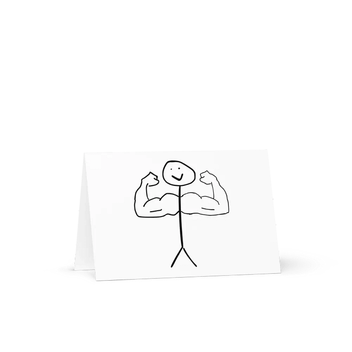 Bulked Up Vibes Greeting Card product image (1)