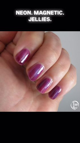 NEW STUFF FROM DOOM LOOP. Six new shades in a gorgeous juicy neon jelly formula - with a magnetic twist. Hell yeah they glow ...