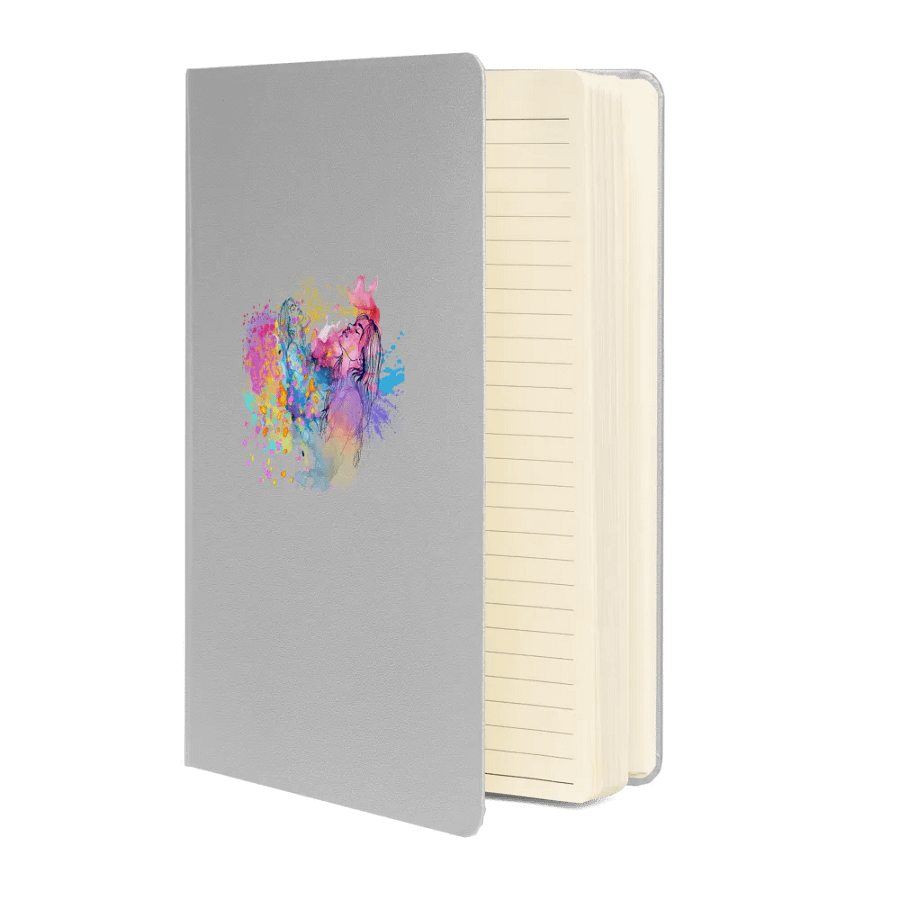 Vibrant Splatter Sisters Hardcover Notebook for arty friends moms daughters product image (3)
