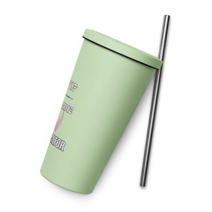 Sapphic Top has a name - Tumbler with Straw product image (9)