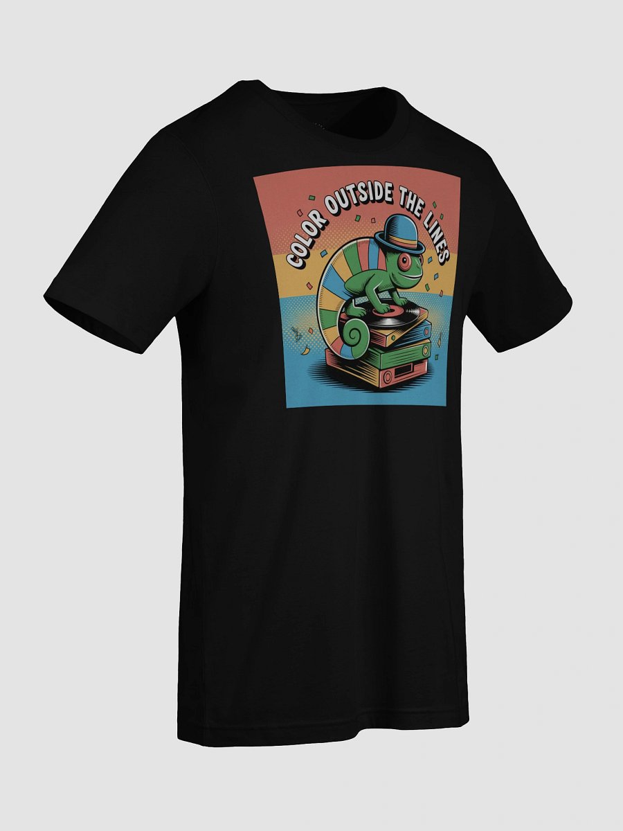 Unisex 'Colour Outside The Lines' Chameleon DJ T-Shirt - Exclusive Design product image (96)