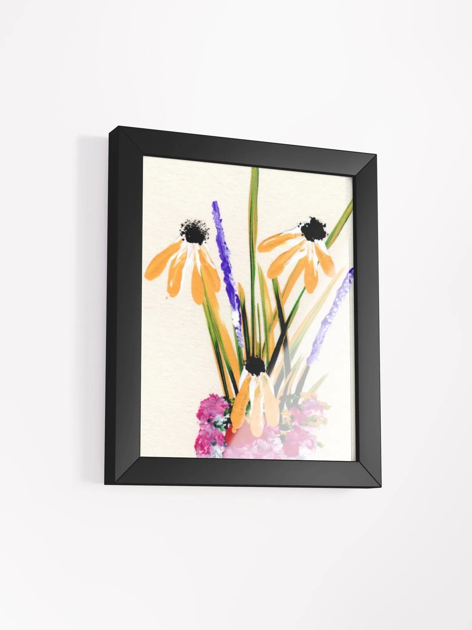Vibrant Floral Symphony Matte Poster product image (2)