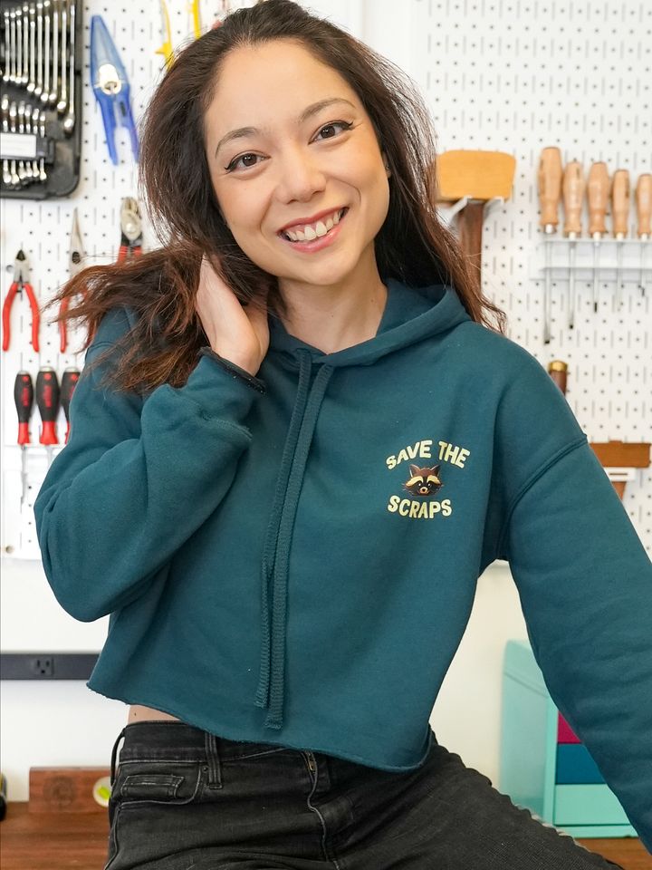 Cropped Scrap Panda Hoodie! product image (1)