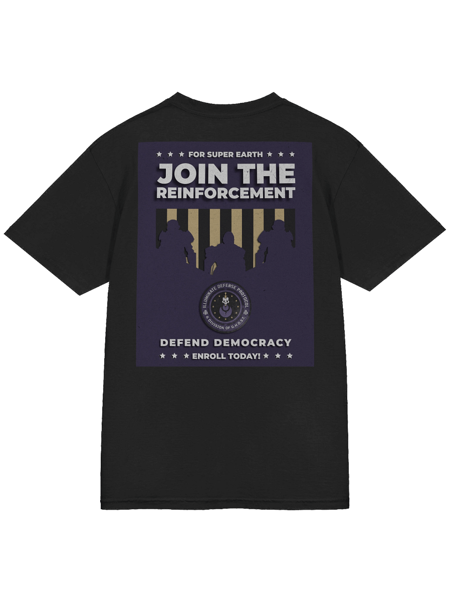 Illuminate Defense Protocol Recruitment Poster T-Shirt product image (4)