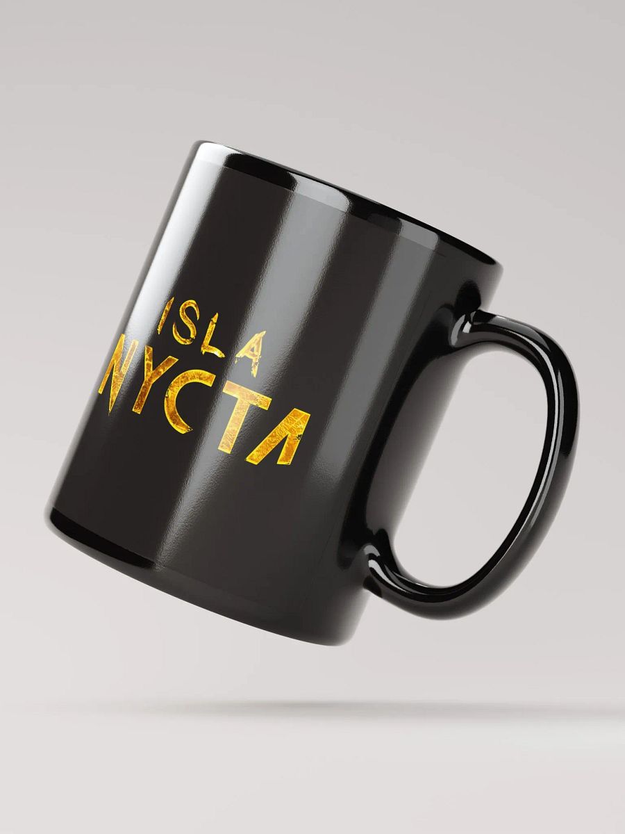 Golden Nycta - Black Glossy Mug product image (2)