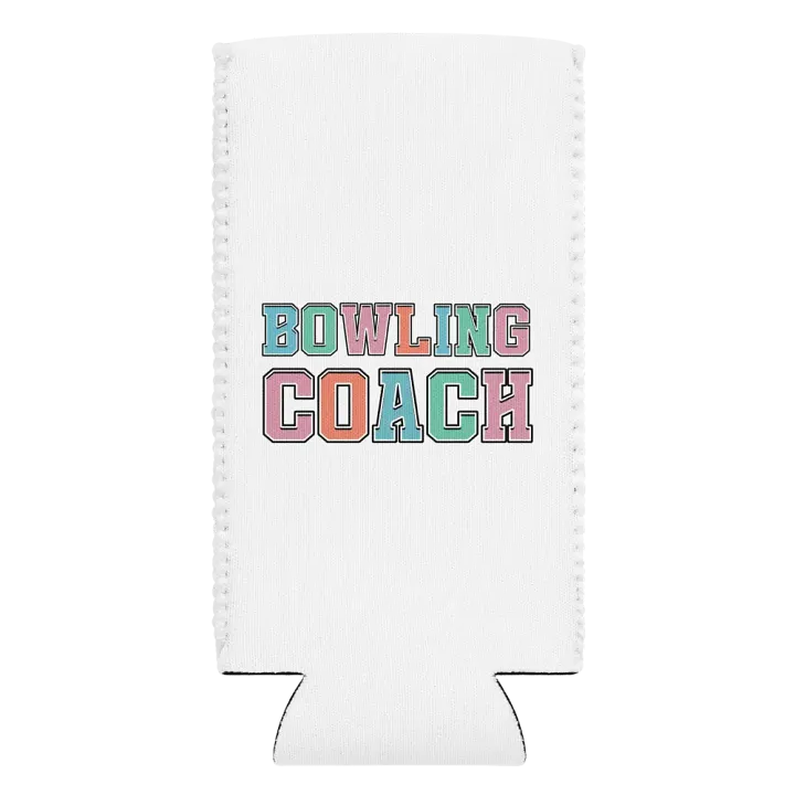 Bowling Coach Vibrant Coozie Can Cooler product image (1)