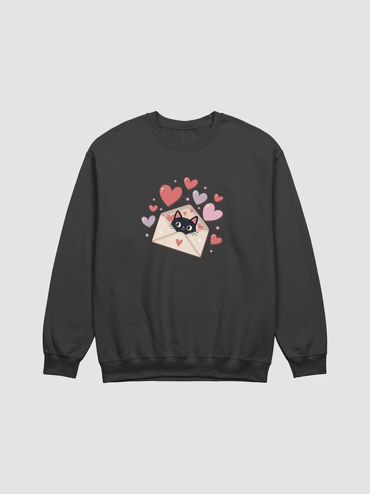 Feline Valentine Envelope - Crewneck Sweatshirt product image (1)