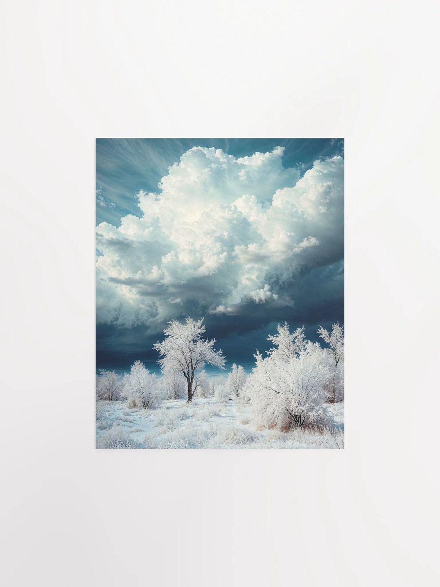 Dramatic Winter Wonderland Matte Poster product image (29)