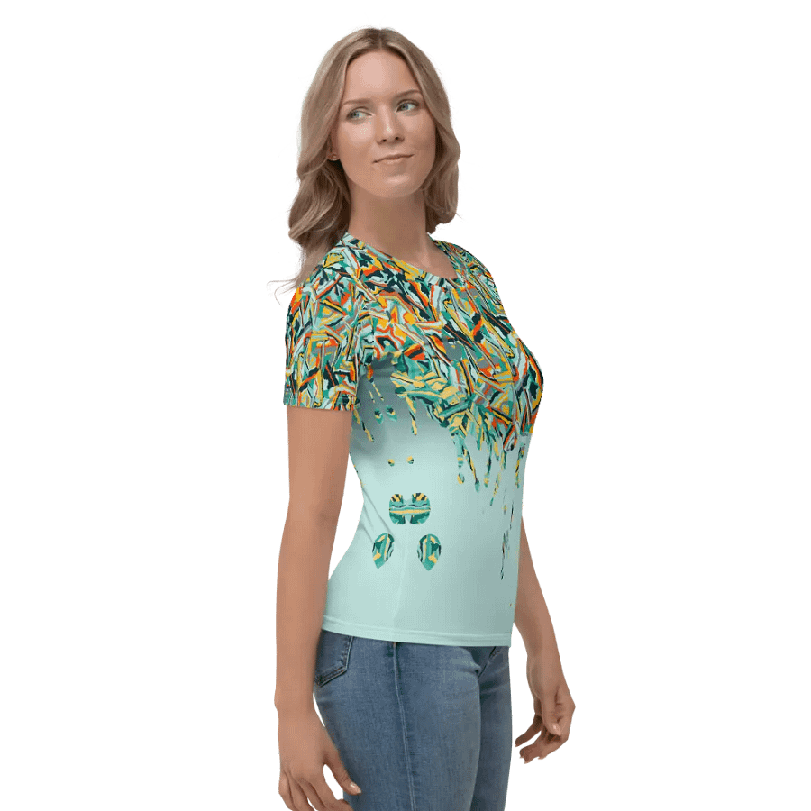 Colorful Destruction | Women's Crew Neck T-Shirt product image (4)