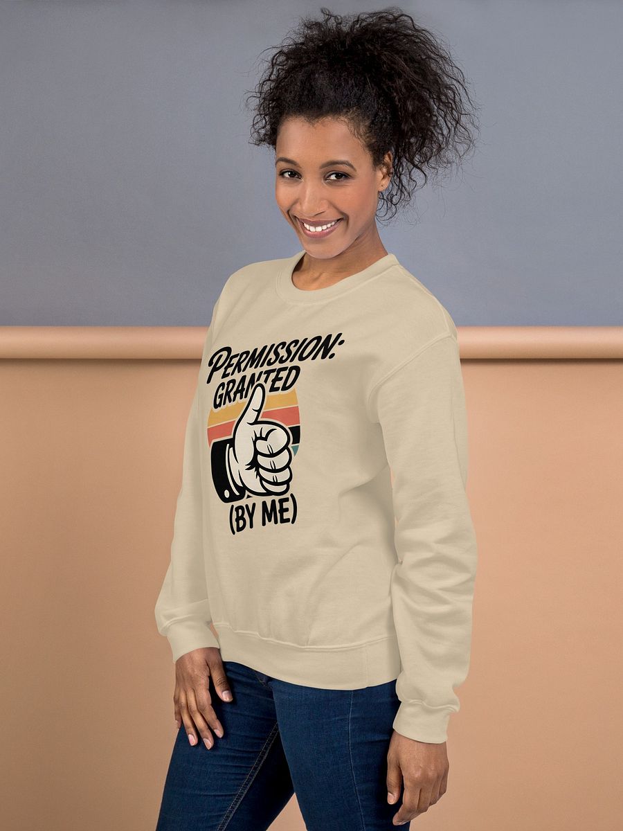 Permission Granted by Me Human Design Manifestor Sweatshirt product image (6)
