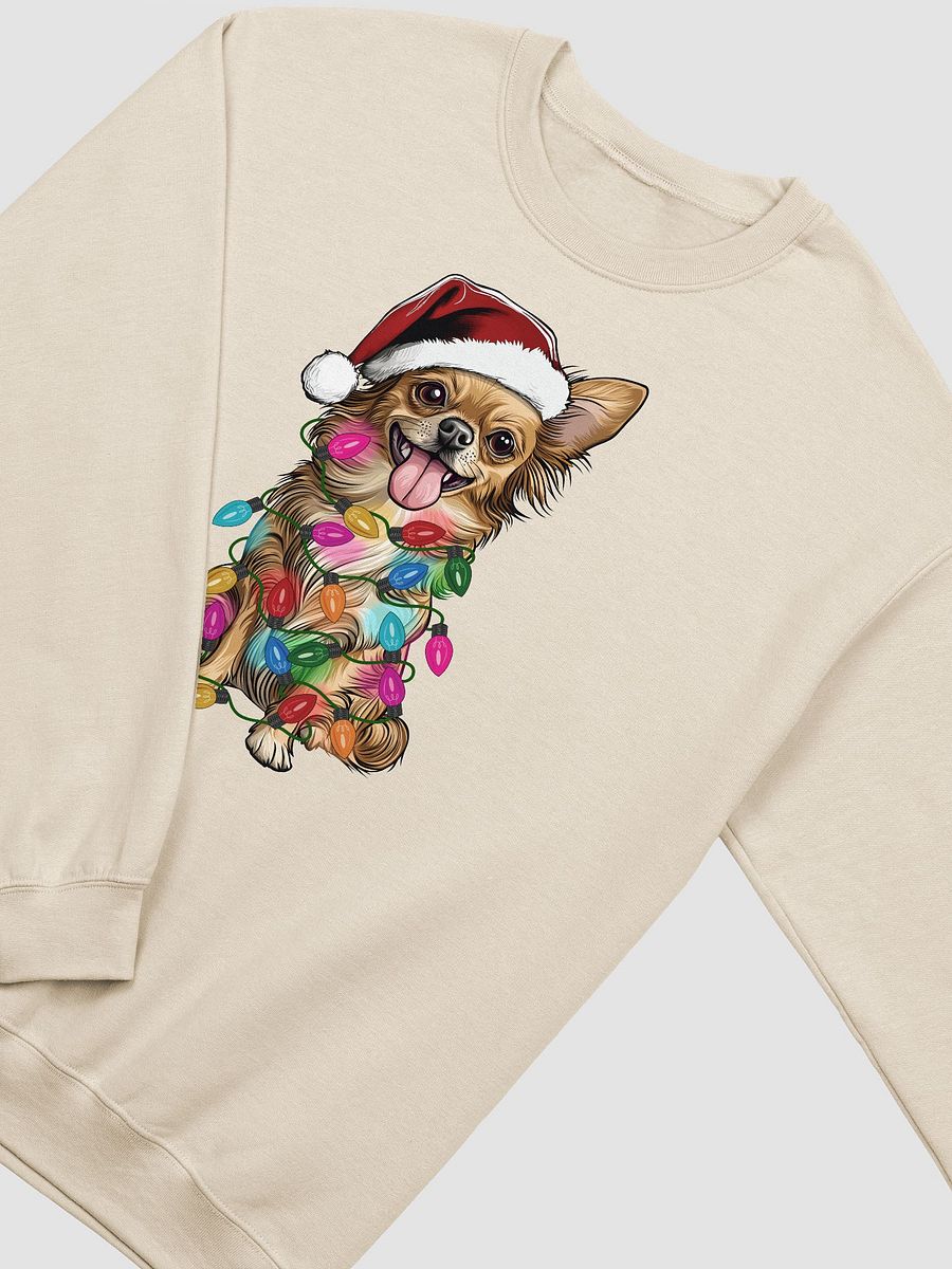Funny Longhaired Chihuahua Christmas Sweatshirt product image (23)