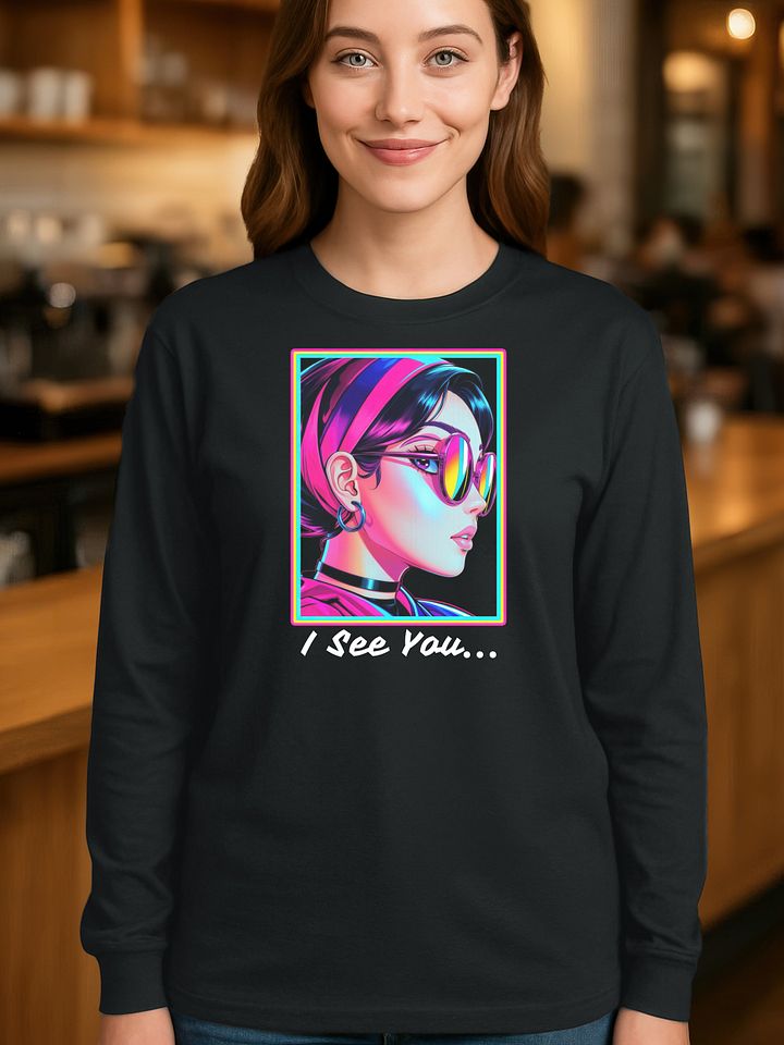 I See You - Side Eye Girl - Gildan Ultra Cotton Unisex Long Sleeve T-Shirt product image (1)