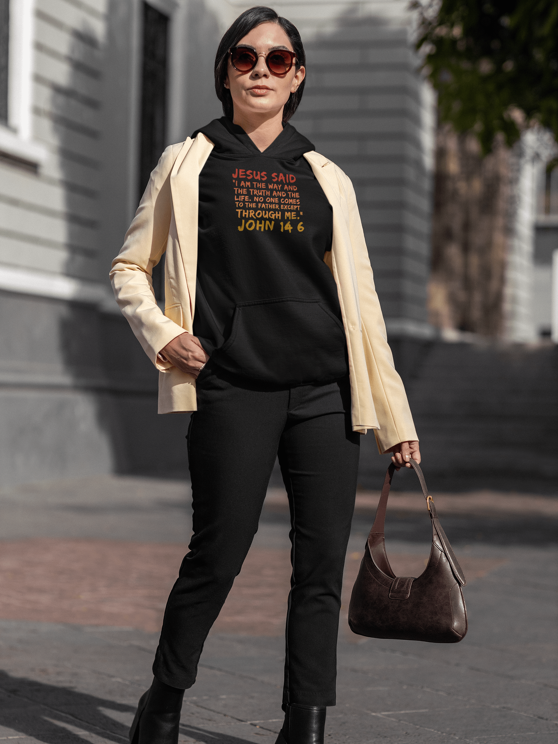 Hoodie Christian Jesus Said I Am The Way John 14:6 product image (2)