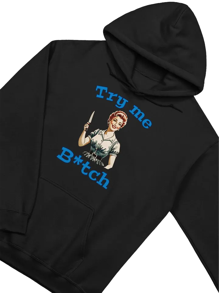 Try Me B*tch - Funny Meme - Gildan Classic Hoodie product image (2)