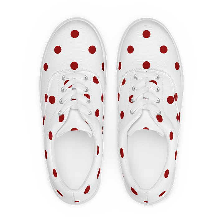 Abstract Aura Spottie Men's Lace-Up Canvas Shoes product image (1)