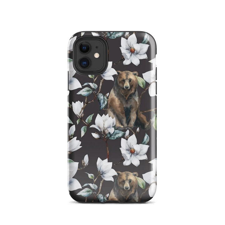 Bears with White Flowers Tough Case for iPhone product image (24)